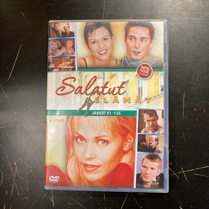 Salatut elämät 91-135 4DVD (VG-VG+/M-) -tv-sarja-